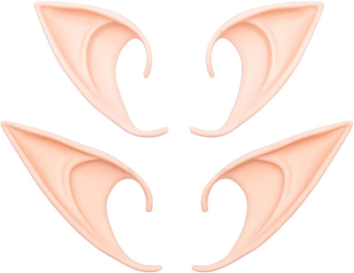 Elf Ears, Cosplay Accessories (2 Pairs)