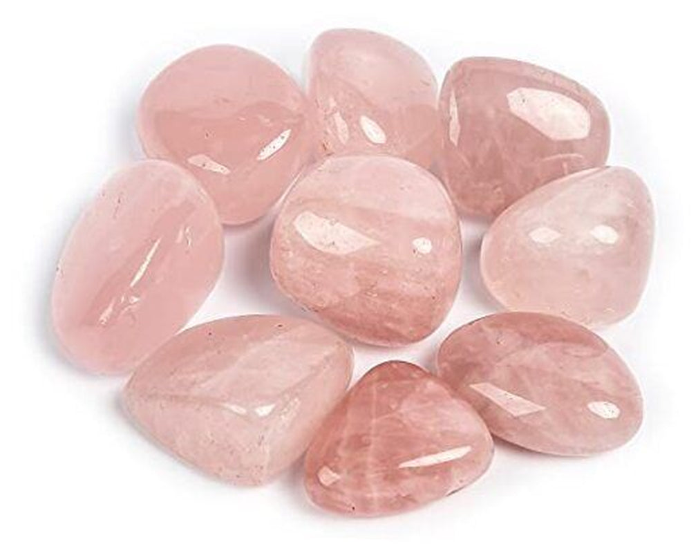 1/2lb Rose Quartz Tumbled Stones for Wicca, Reiki, and Energy Crystal 