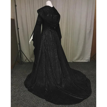 Medieval Renaissance Maxi Train Dress /Cloak for Adult Women 