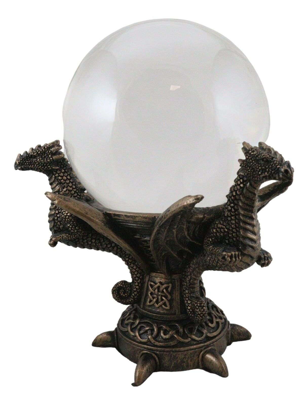 The Celtic Guardian Crystal Ball/Scrying Ball Figurine