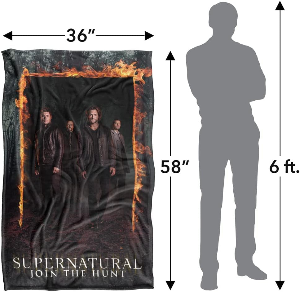 Supernatural Super Soft Throw Blanket 36" X 58"