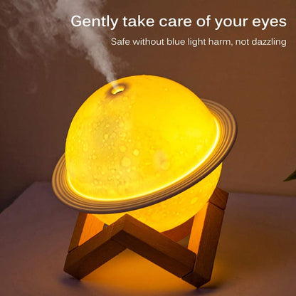 Humidifier, 2 in 1 Moon Night Light & Humidifiers with USB Powered