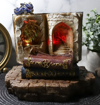 Fantasy Dragons Book of Spells LED Light Display for Miniature Figurines