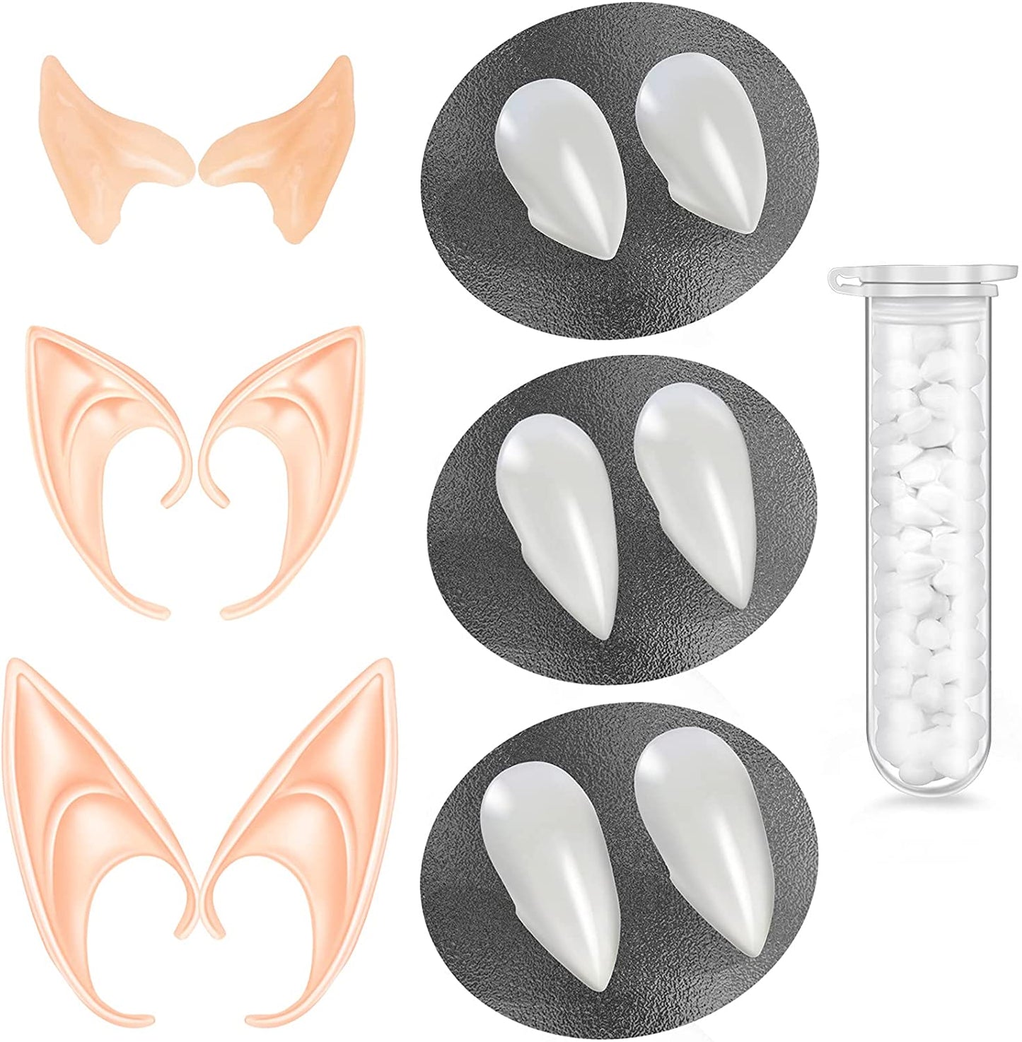 Cosplay Accessories Elf Ears Fangs 