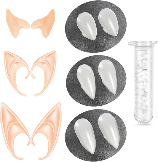 Cosplay Accessories Elf Ears Fangs 